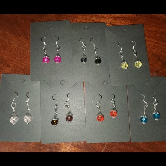 Colorful Charm Earrings (one pair)