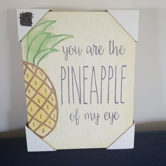Pineapple Love Canvas Print Home Decor - Sparkle by Melanie Boutique