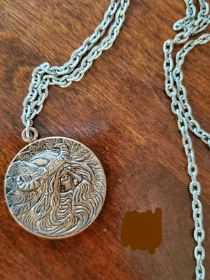 Vintage Viking Copper Necklace