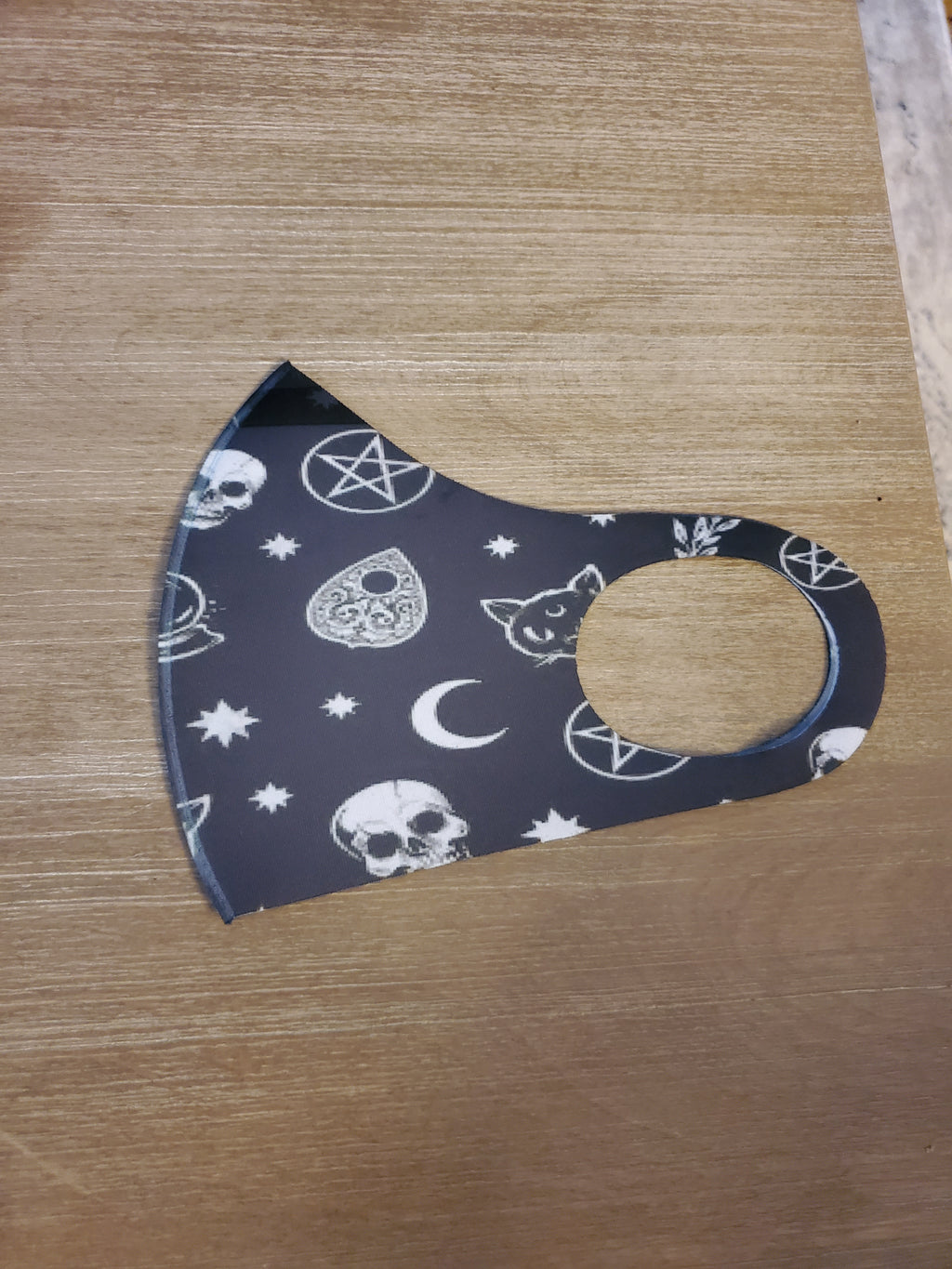 Hand Sublimated Face Mask : Wiccan Wish