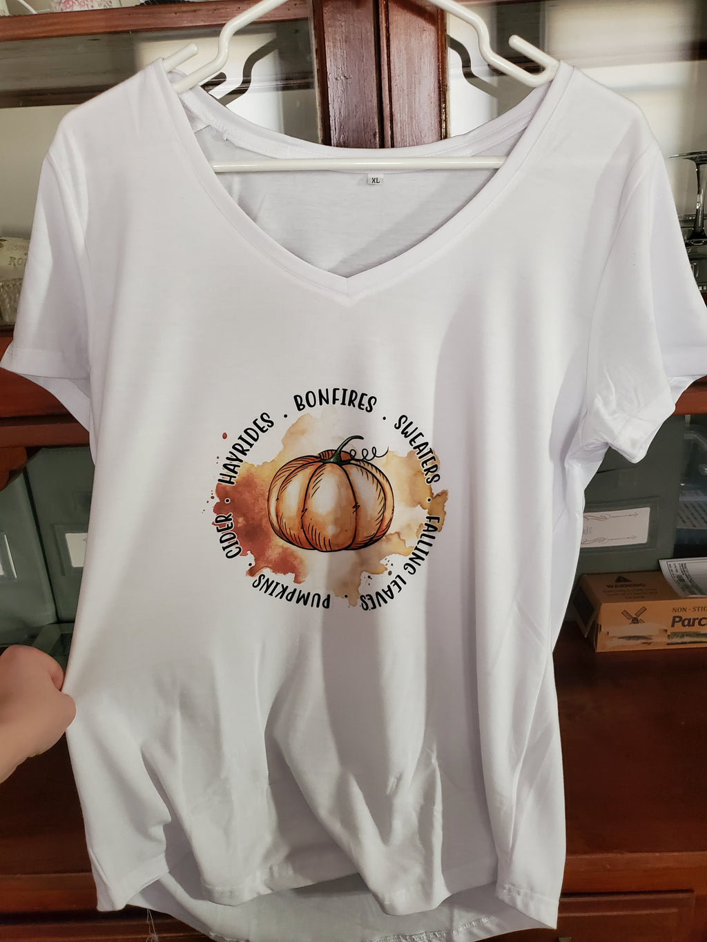 Hand-Sublimated Tee- Fall Lover