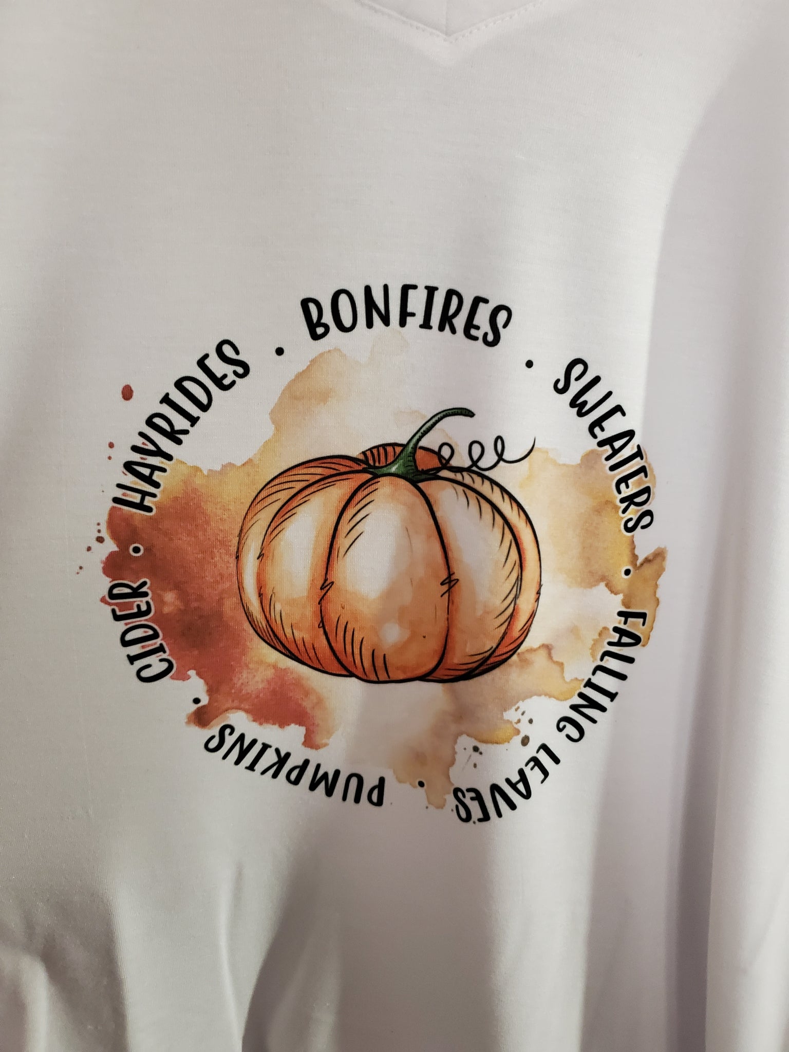 Hand-Sublimated Tee- Fall Lover