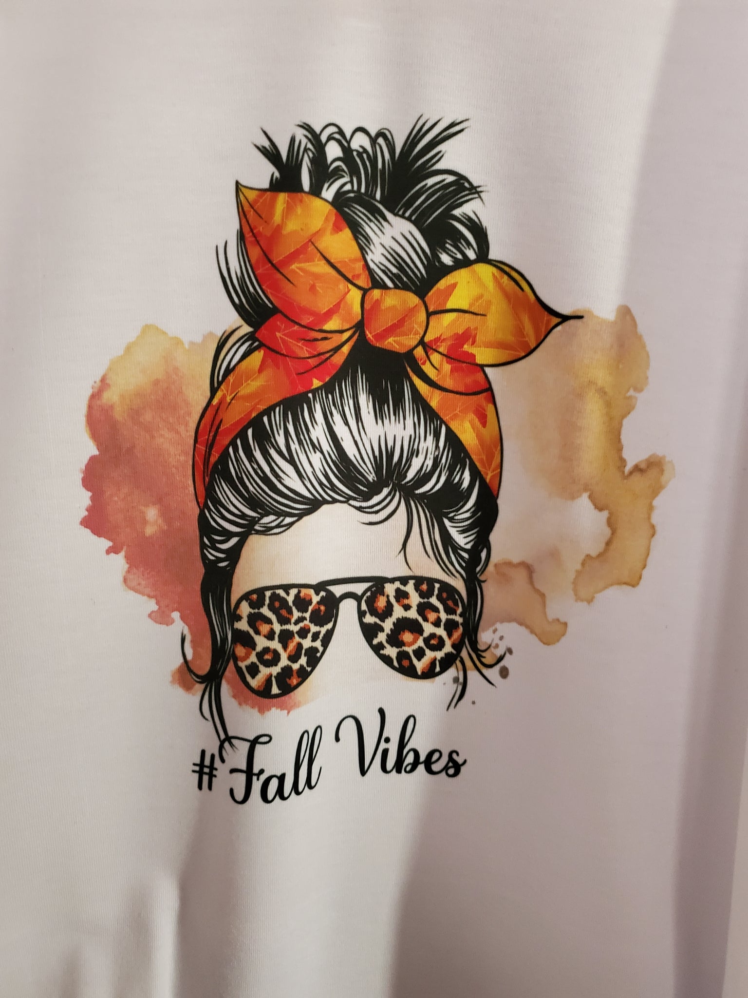 Hand-Sublimated Tee- Fall Vibes