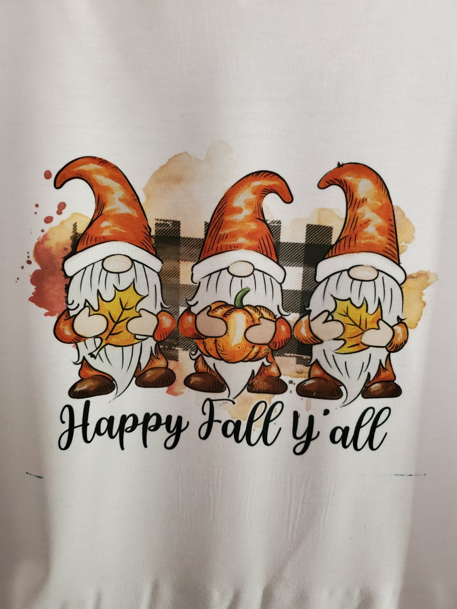 Hand-Sublimated Tee- Happy Fall Yall