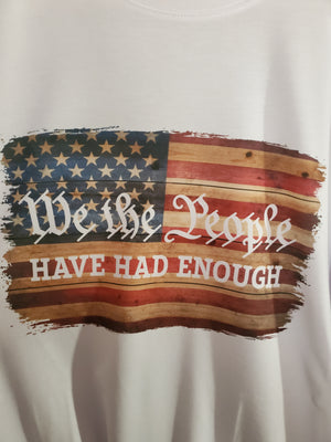 Hand-Sublimated Tee- We The People