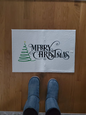 Merry Christmas Doormat/Bathmat