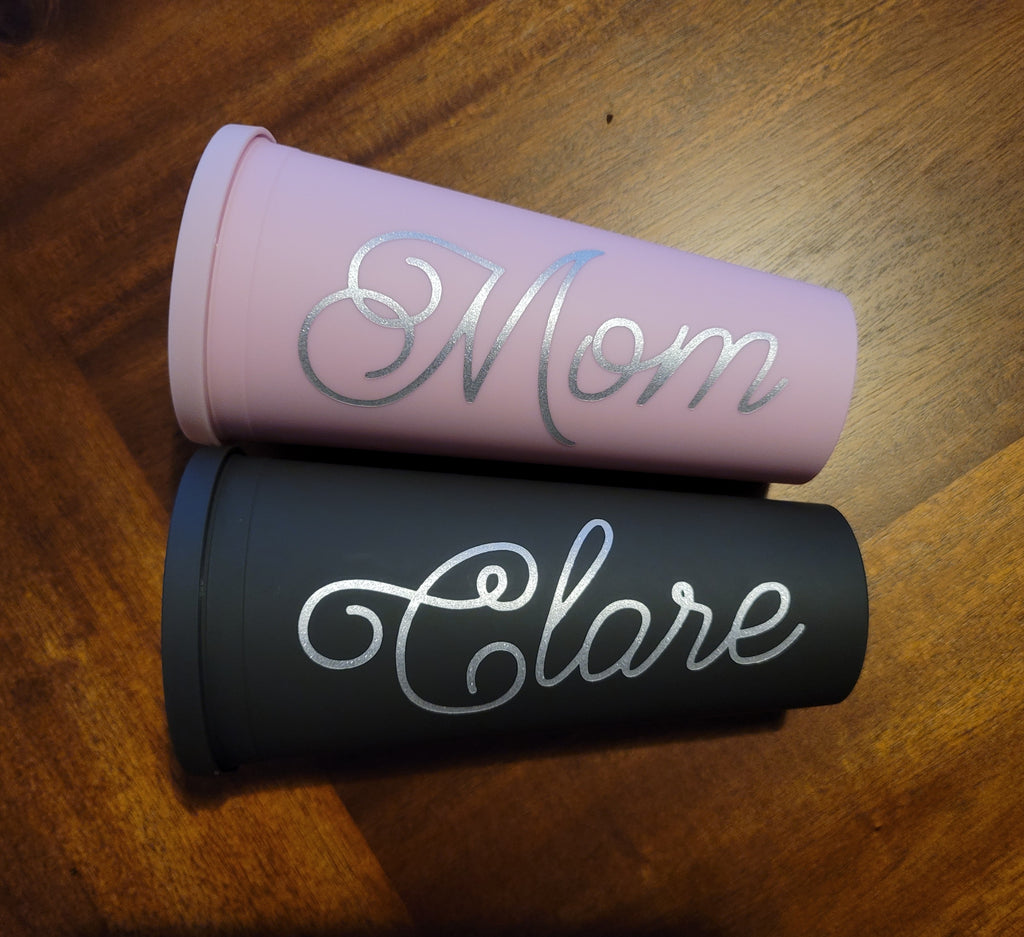 22oz (large) Handmade Personalized Colored Tumbler
