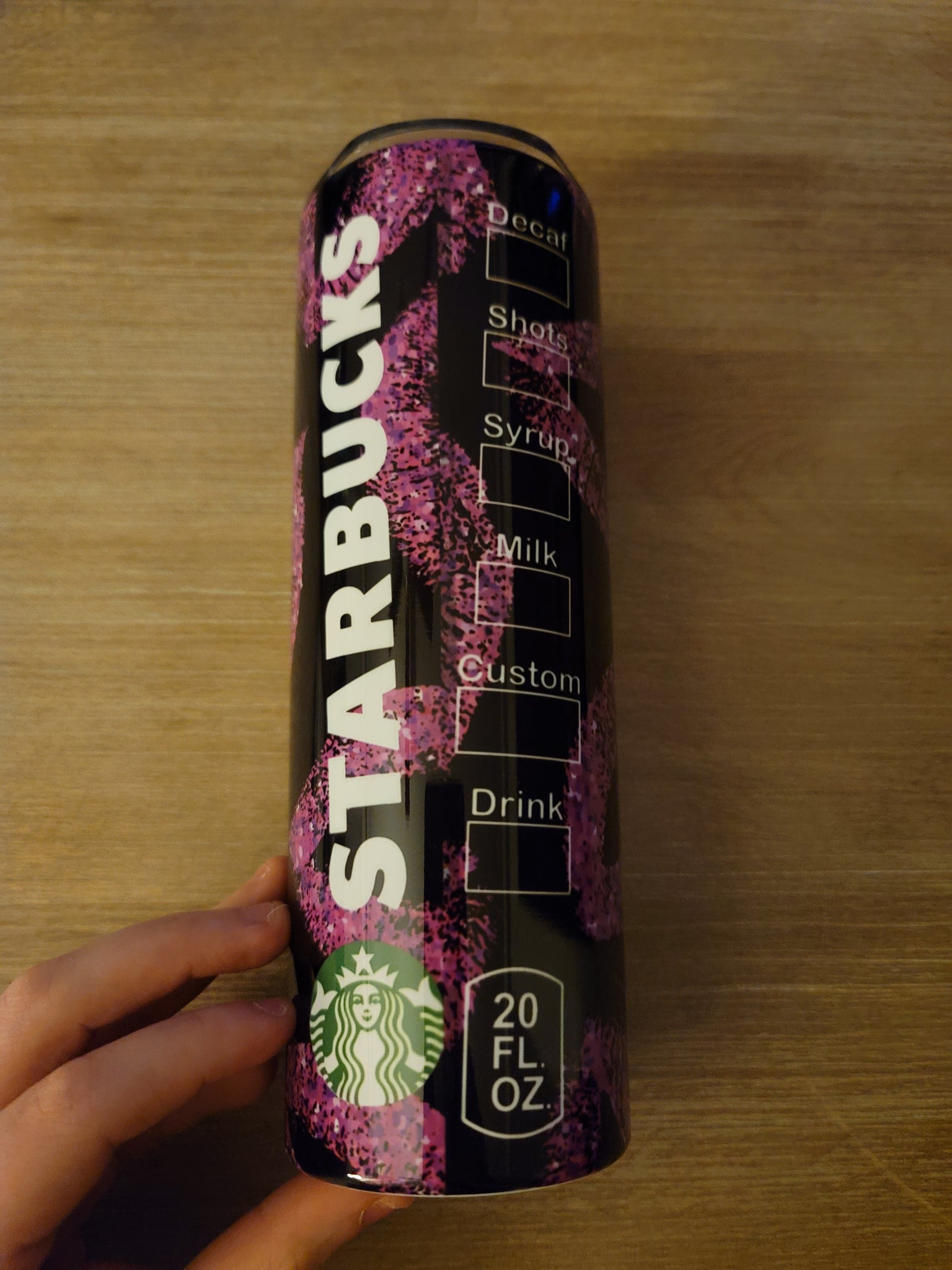 20 oz Tumbler- Pink Lips Starbuck s