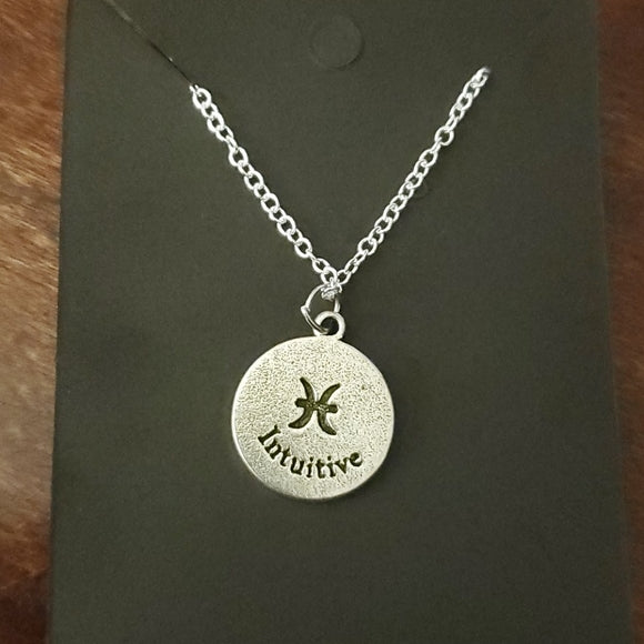 *Choose One* Zodiac Double Sided Charm Necklace