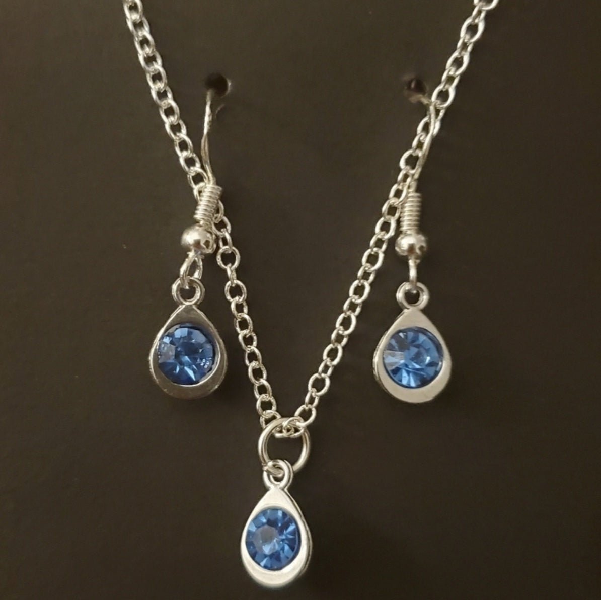 Birthstone Necklace & Earring Jewelry Sets- pick 1